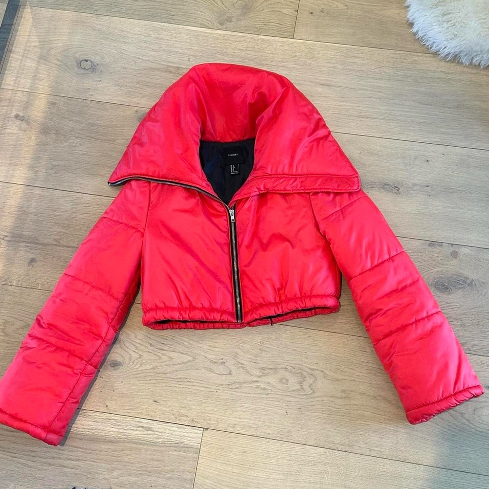 Forever 21 Cropped Puffer Jacket